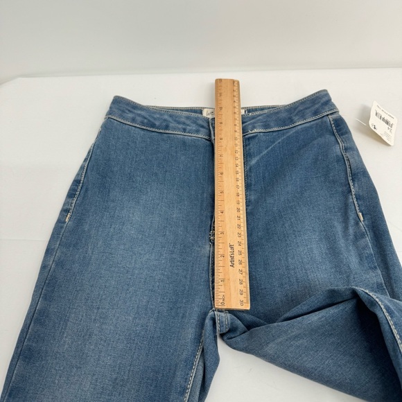 NWT We The Free People Jeans Womens Size  24 Just Float On Flare Raw Hem Hippie - Picture 9 of 12